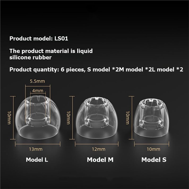 A41Z-Silicone Ear Tips For KZ  - огляд і ціна Silicone Ear Tip Replacement