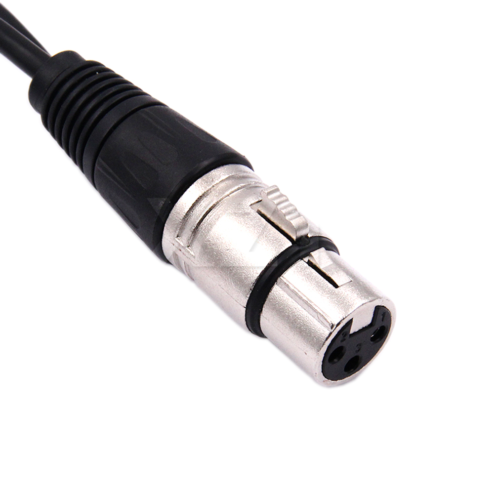 30cm 3 Pin XLR FEMALE Jack To  - огляд і ціна Audio Splitter Y