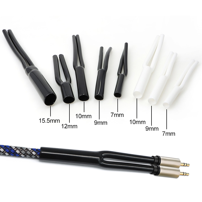 2-100pcs Y-shaped PVC Sleeve 7 - огляд і ціна Audio Splitter Y