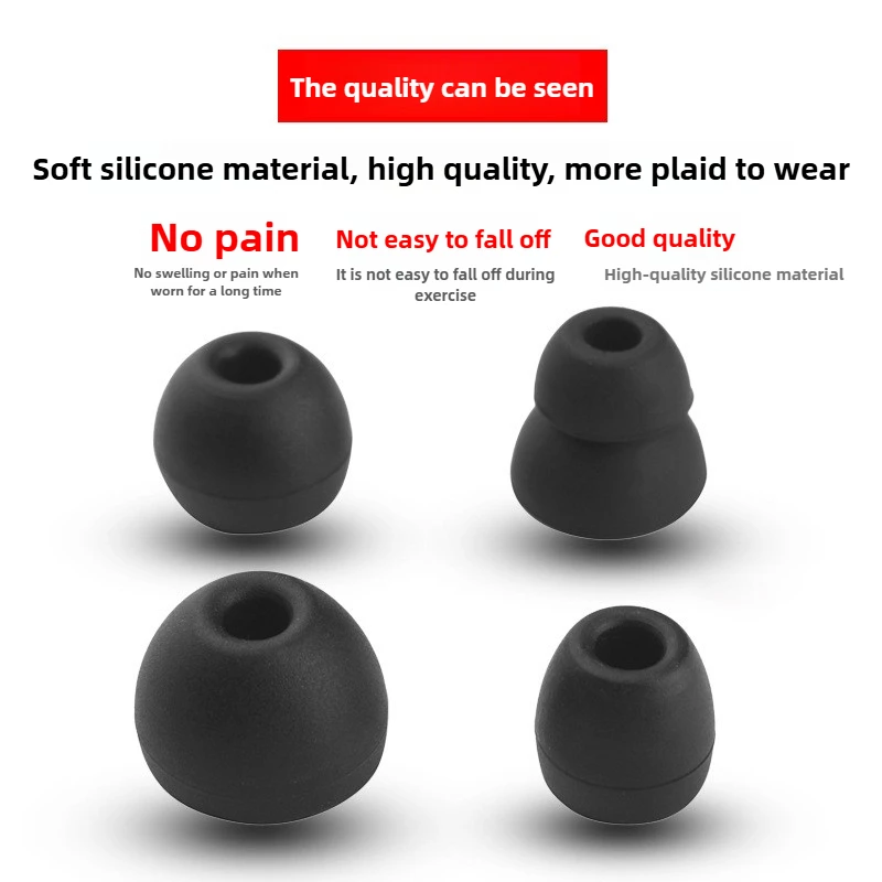 High Quality 4  Pair Silicone  - огляд і ціна Beats Headphone Powerbeats Pro