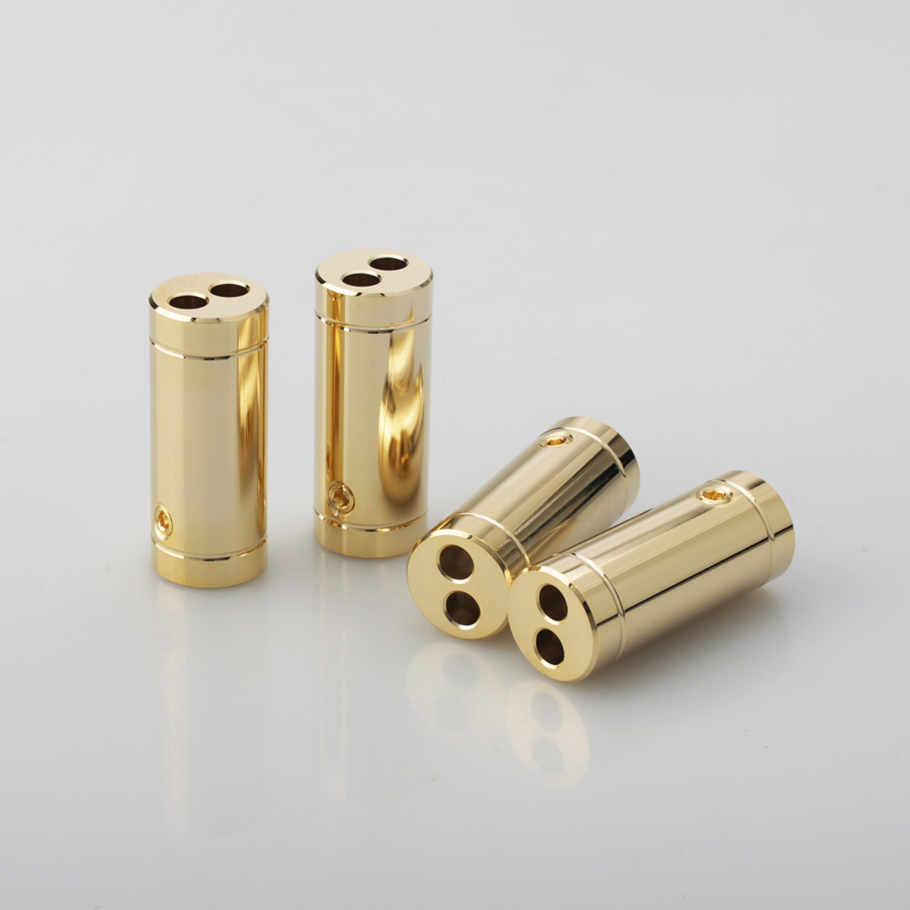 4 pcs Chrome/Gold Plated Speak - огляд і ціна Audio Splitter Y