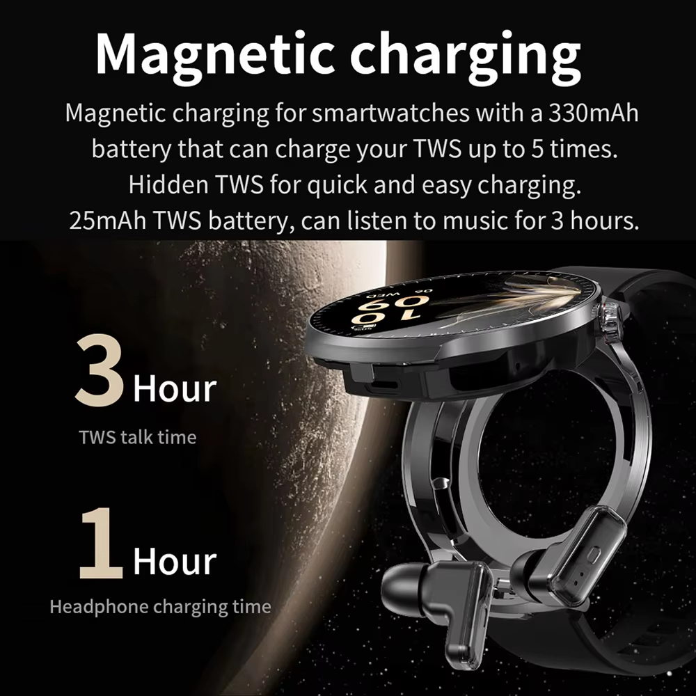 LIGE 2 in 1 Smart Watch with T - огляд і ціна Wireless Earbuds Tws